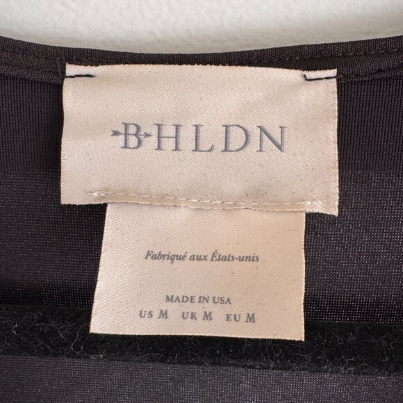 BHLDN Velvet Flutter Sleeve Wrap Dress – Size M - Picture 3 of 6